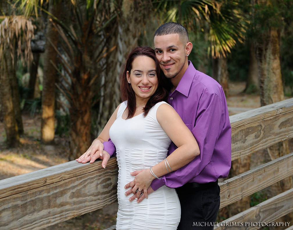 engagement photo of couple